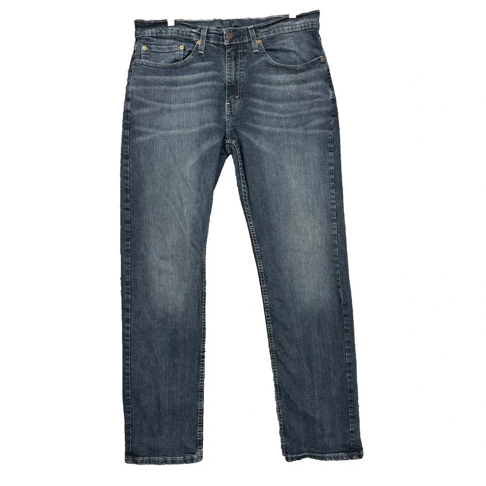 Levis Jeans Mens 34x34 Blue‎ 559 Straight Leg Cotton Stretch Classic Western